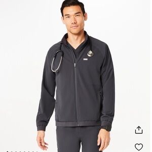 Figs Men's Space Navy Cobaki - Scrub Jacket